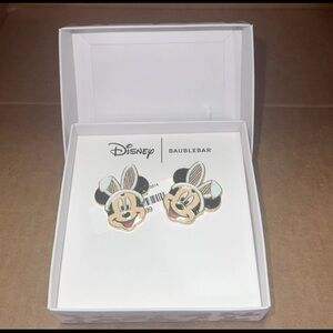 Disney BaubleBar Mickey Mouse Easter bunny Earrings